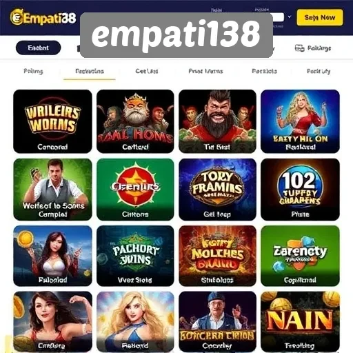 Keberagaman Permainan yang Tersedia di Empati138